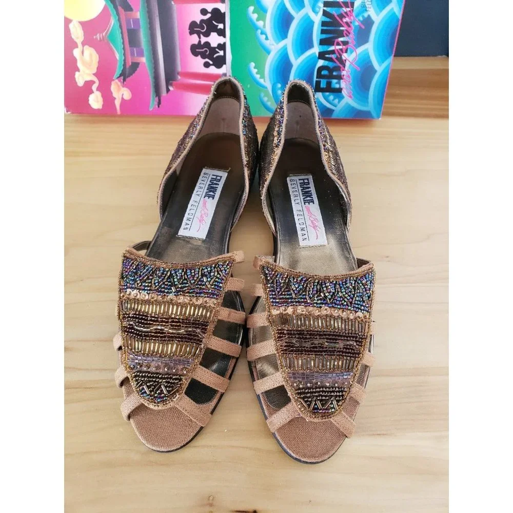 90s Frankie‎ and Baby Beaded Sandals